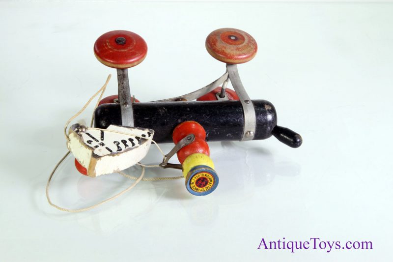 Tinkertoys 1924 Pony Tinker Horse & Rider Pull Toy for Sale <FONT COLOR="ff000 ">*SOLD*</font> - Image 4