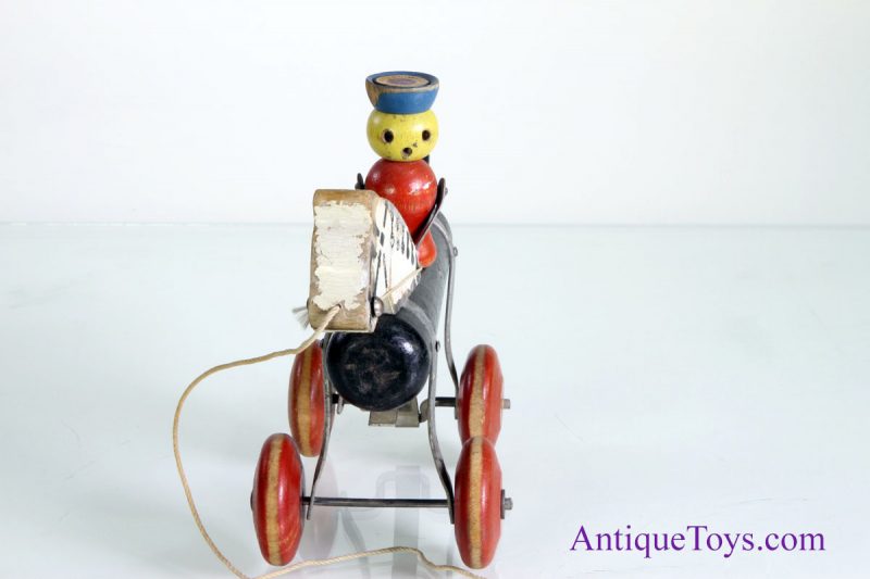 Tinkertoys 1924 Pony Tinker Horse & Rider Pull Toy for Sale <FONT COLOR="ff000 ">*SOLD*</font> - Image 7