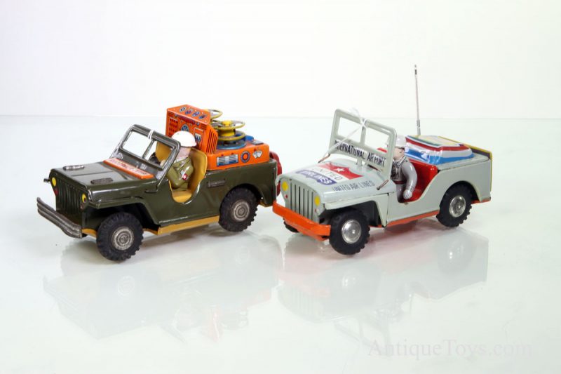 Recording Jeep and Airport Jeep Friction Toys from Japan <FONT COLOR="ff000 ">*SOLD*</font>