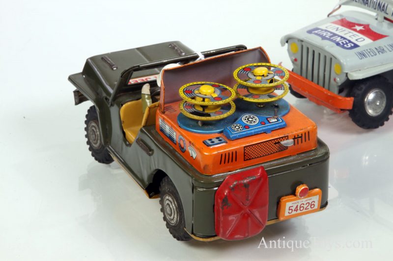 Recording Jeep and Airport Jeep Friction Toys from Japan <FONT COLOR="ff000 ">*SOLD*</font> - Image 6