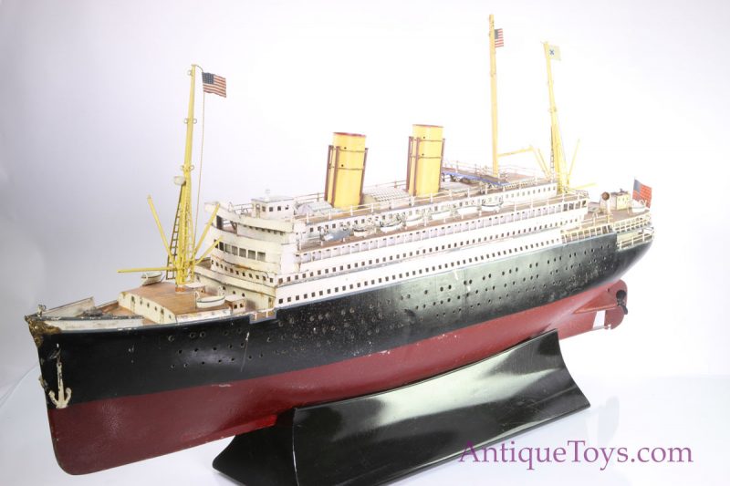 Marklin Tin Ship for Norddetscher Lloyd, Bremen for Sale <FONT COLOR="ff000 ">*SOLD*</font> - Image 12