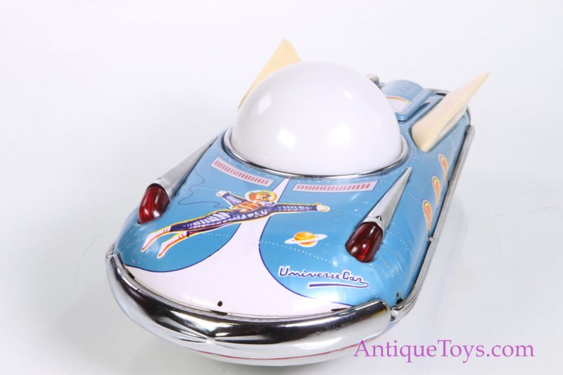 Early Chinese Tin Lithographed Universe Car ME 089 Battery-Op Space Toy with Box <FONT COLOR="ff000 ">*SOLD*</font>