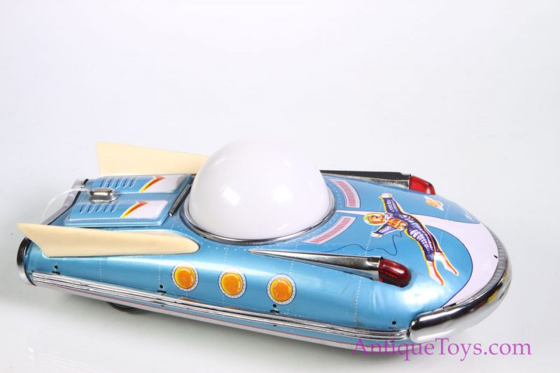 Early Chinese Tin Lithographed Universe Car ME 089 Battery-Op Space Toy with Box <FONT COLOR="ff000 ">*SOLD*</font> - Image 7