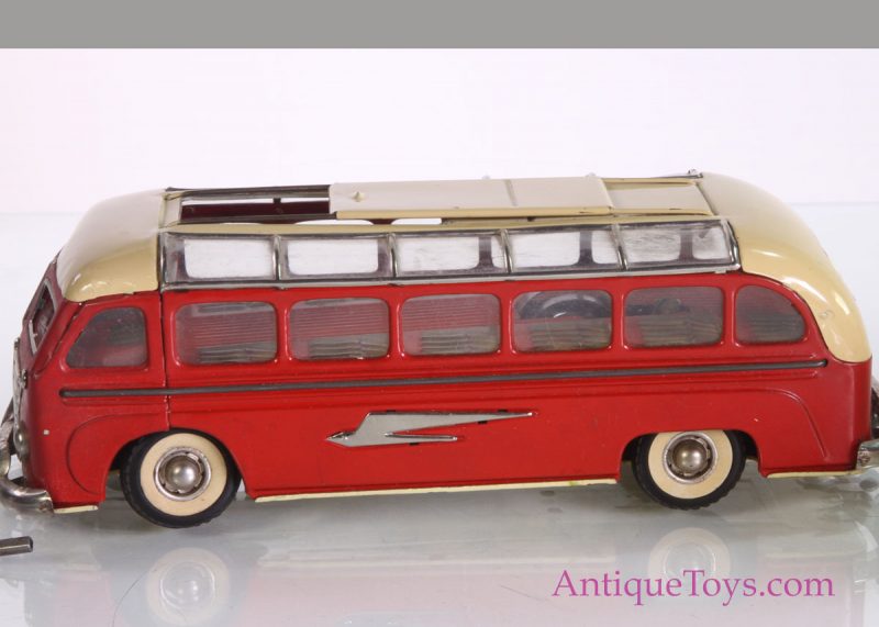 Gunthermann Sightseeing Tin Bus Windup (SG) for Sale <FONT COLOR="ff000 ">*SOLD*</font> - Image 4