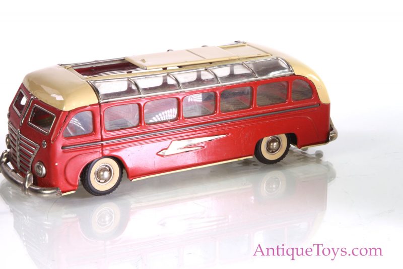 Gunthermann Sightseeing Tin Bus Windup (SG) for Sale <FONT COLOR="ff000 ">*SOLD*</font> - Image 6