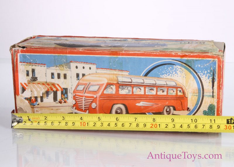 Gunthermann Sightseeing Tin Bus Windup (SG) for Sale <FONT COLOR="ff000 ">*SOLD*</font> - Image 9