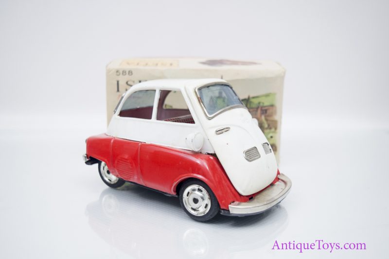 Bandai BMW Isetta Friction Tin Car Toy 588 Japan <FONT COLOR="ff000 ">*SOLD*</font> - Image 2