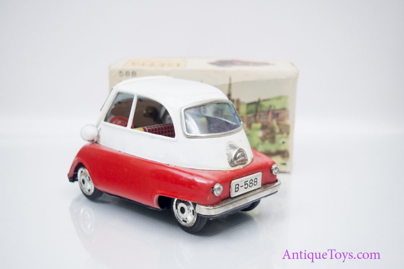 Bandai BMW Isetta Friction Tin Car Toy 588 Japan <FONT COLOR="ff000 ">*SOLD*</font> - Image 5