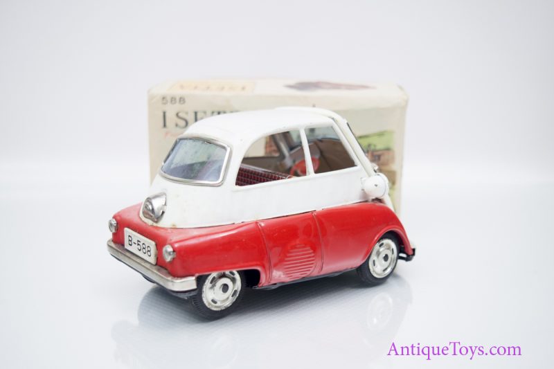 Bandai BMW Isetta Friction Tin Car Toy 588 Japan <FONT COLOR="ff000 ">*SOLD*</font> - Image 6