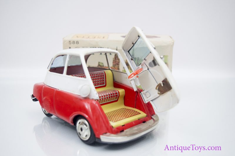 Bandai BMW Isetta Friction Tin Car Toy 588 Japan <FONT COLOR="ff000 ">*SOLD*</font> - Image 7
