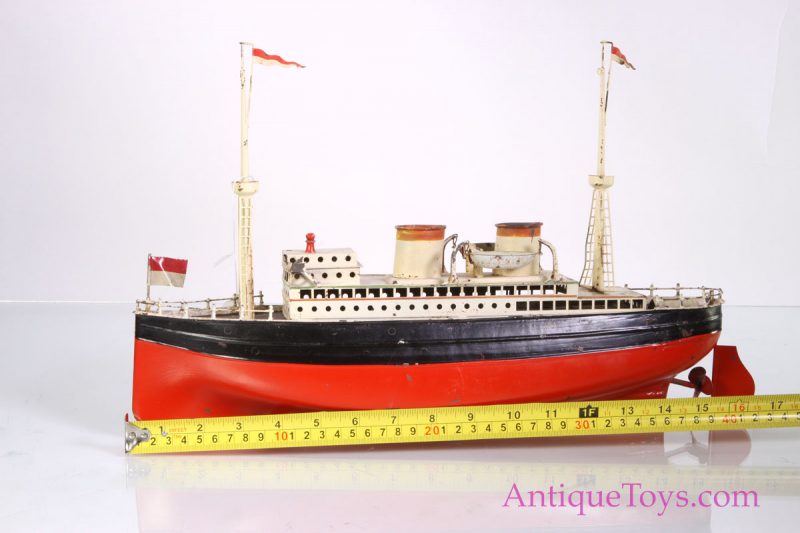 Fleischmann Red and Black Ocean Liner for  Sale <FONT COLOR="ff000 ">*SOLD*</font> - Image 3