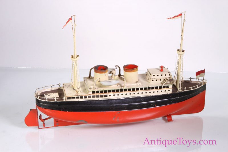 Fleischmann Red and Black Ocean Liner for  Sale <FONT COLOR="ff000 ">*SOLD*</font> - Image 8