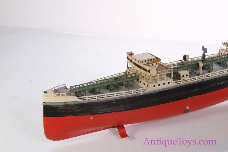 Fleischmann Tanker Boat #855 Tin Windup <FONT COLOR="ff000 ">*SOLD*</font> - Image 2