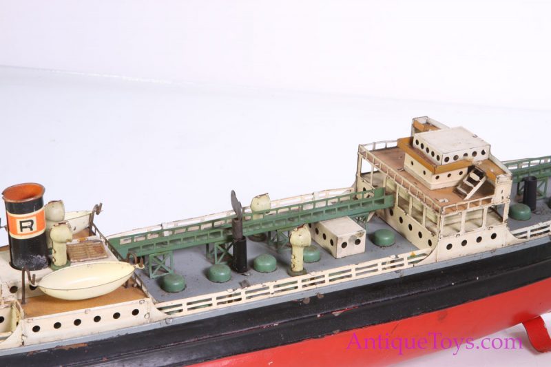 Fleischmann Tanker Boat #855 Tin Windup <FONT COLOR="ff000 ">*SOLD*</font> - Image 3