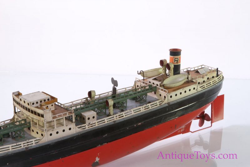 Fleischmann Tanker Boat #855 Tin Windup <FONT COLOR="ff000 ">*SOLD*</font> - Image 5