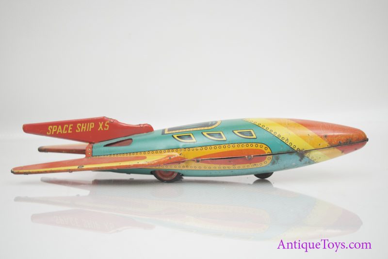 1950s Modern Toys Friction X-5 Space Ship Rocket <FONT COLOR="ff000 ">*SOLD*</font> - Image 3
