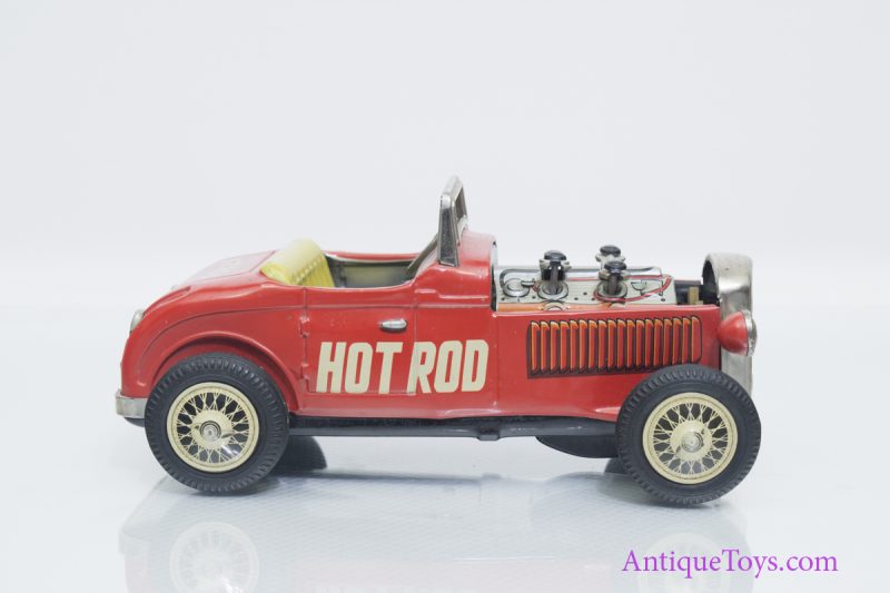 Hot Rod Friction Tin Car Piston Action by Nomura <FONT COLOR="ff000 ">*SOLD*</font> - Image 3