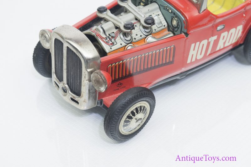 Hot Rod Friction Tin Car Piston Action by Nomura <FONT COLOR="ff000 ">*SOLD*</font> - Image 6