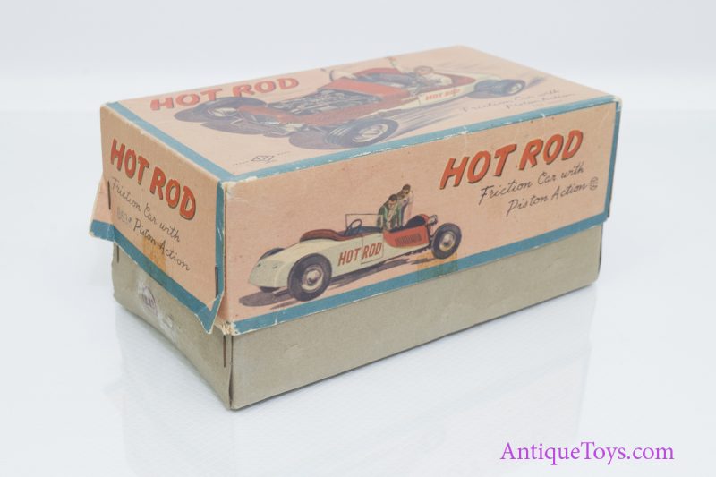 Hot Rod Friction Tin Car Piston Action by Nomura <FONT COLOR="ff000 ">*SOLD*</font> - Image 9