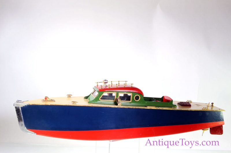 Orkin Craft Speedboat Windup Cabin Cruiser Boat for Sale <FONT COLOR="ff000 ">*SOLD*</font> - Image 2