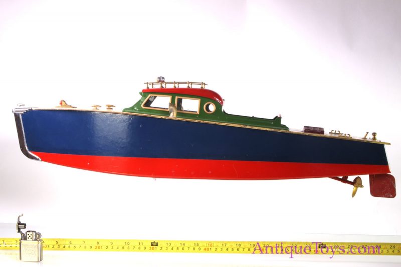 Orkin Craft Speedboat Windup Cabin Cruiser Boat for Sale <FONT COLOR="ff000 ">*SOLD*</font> - Image 3