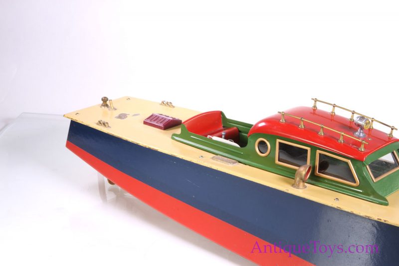 Orkin Craft Speedboat Windup Cabin Cruiser Boat for Sale <FONT COLOR="ff000 ">*SOLD*</font> - Image 6