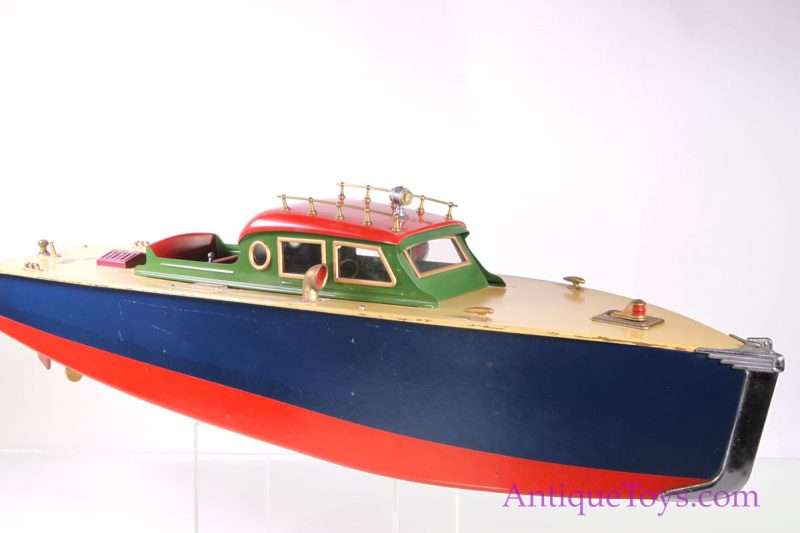 Orkin Craft Speedboat Windup Cabin Cruiser Boat for Sale <FONT COLOR="ff000 ">*SOLD*</font> - Image 7