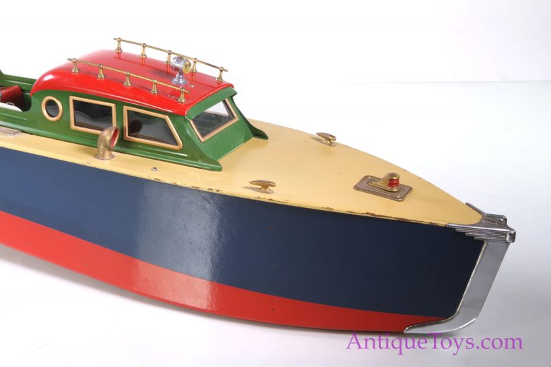 Orkin Craft Speedboat Windup Cabin Cruiser Boat for Sale <FONT COLOR="ff000 ">*SOLD*</font> - Image 11