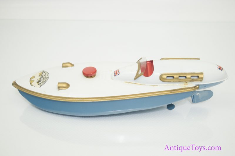 Sutcliffe Model Bluebird Clockwork Speed Boat Tin Toy <FONT COLOR="ff000 ">*SOLD*</font> - Image 2