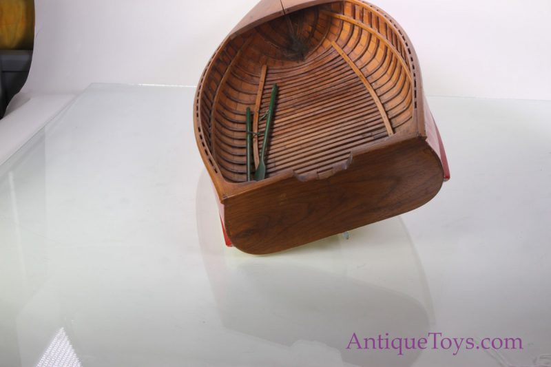 XL Wooden hand made Rowboat Toy <FONT COLOR="ff000 ">*SOLD*</font> - Image 2