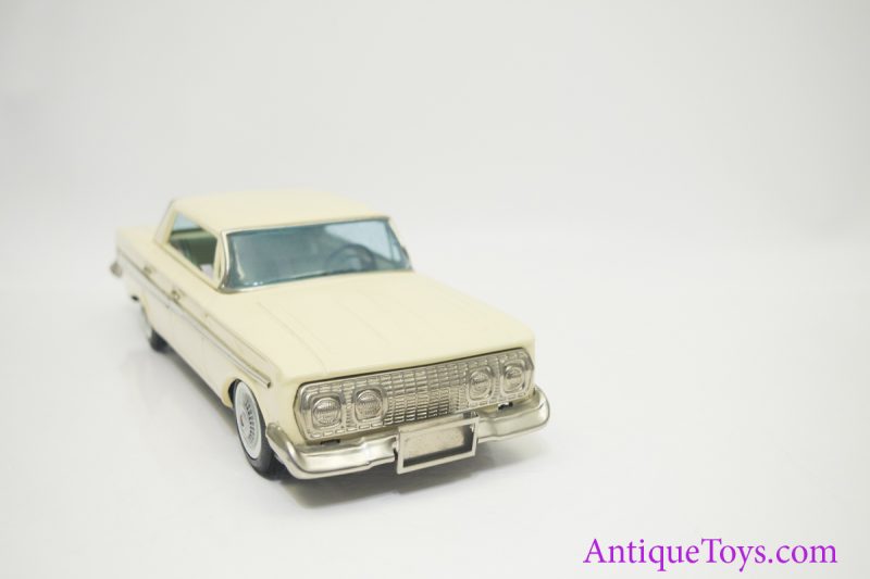 1963 Bandai Chevy Impala License Plated Tin Car <FONT COLOR="ff000 ">*SOLD*</font> - Image 5
