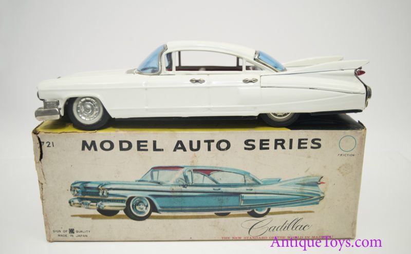 1959 Bandai Japan Cadillac Sedan Friction Tin Car <FONT COLOR="ff000 ">*SOLD*</font>