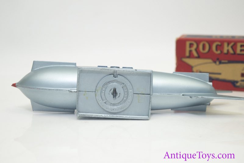 Vintage Cast Metal Rocket Bank Duro MFG. w/ Box <FONT COLOR="ff000 ">*SOLD*</font> - Image 4