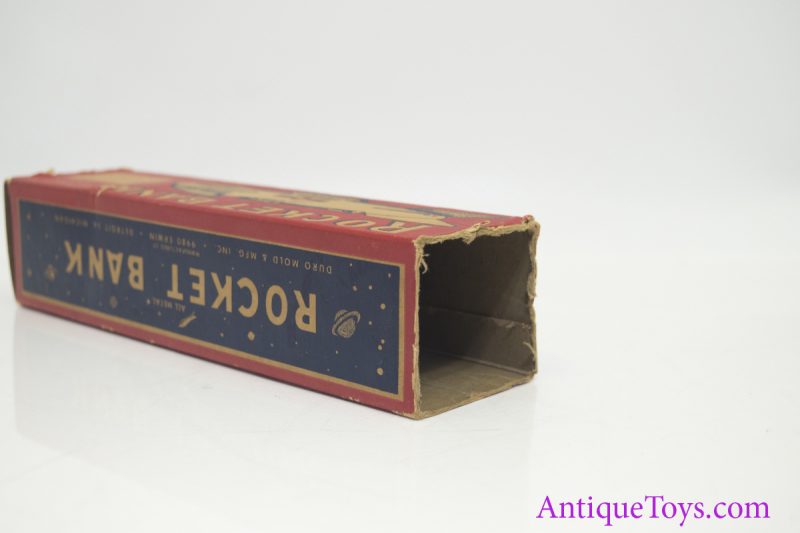 Vintage Cast Metal Rocket Bank Duro MFG. w/ Box <FONT COLOR="ff000 ">*SOLD*</font> - Image 6