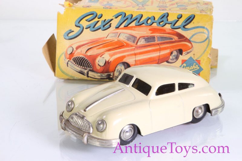 Gescha Six Mobile Windup tin Porsche <FONT COLOR="ff000 ">*SOLD*</font>