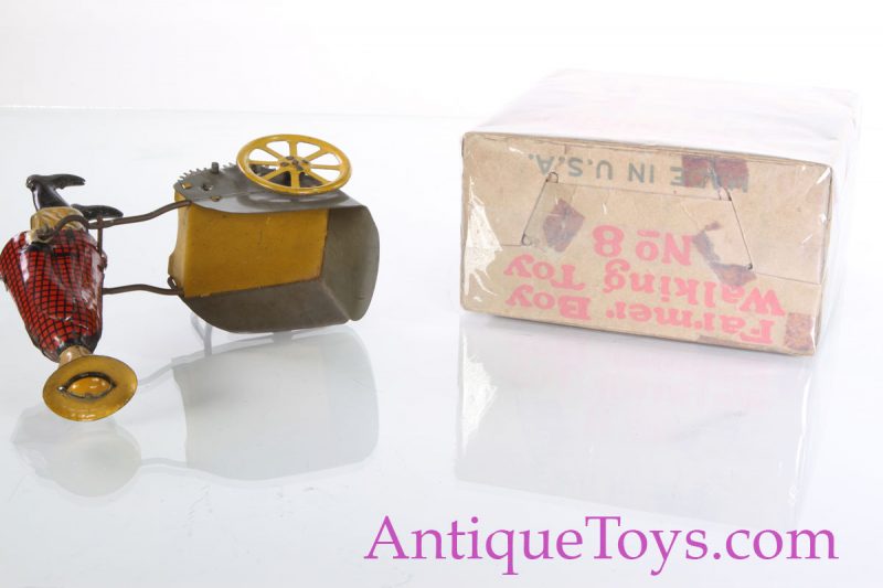 Girard Woods Farmer Boy Walking Windup Toy with Box <FONT COLOR="ff000 ">*SOLD*</font> - Image 6