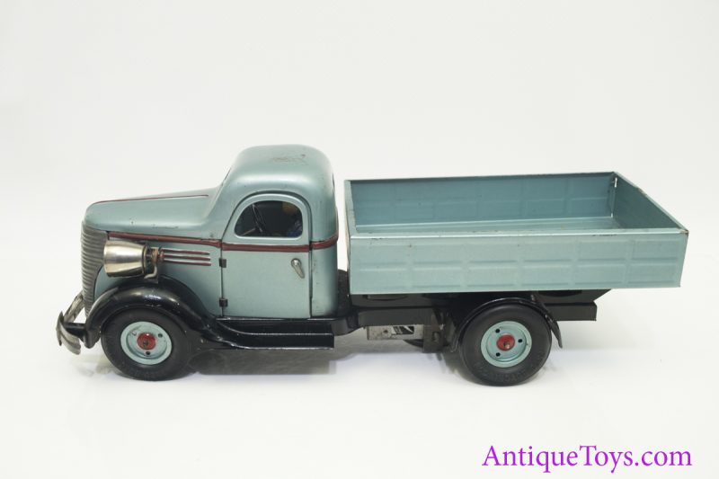 VeBe ca. 1950's  Chevy Stake Truck Tin Wind Up <FONT COLOR="ff000 ">*SOLD*</font> - Image 2