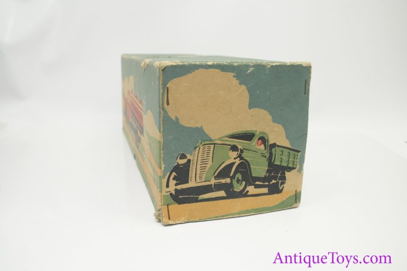 VeBe ca. 1950's  Chevy Stake Truck Tin Wind Up <FONT COLOR="ff000 ">*SOLD*</font> - Image 13