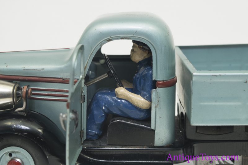 VeBe ca. 1950's  Chevy Stake Truck Tin Wind Up <FONT COLOR="ff000 ">*SOLD*</font> - Image 8