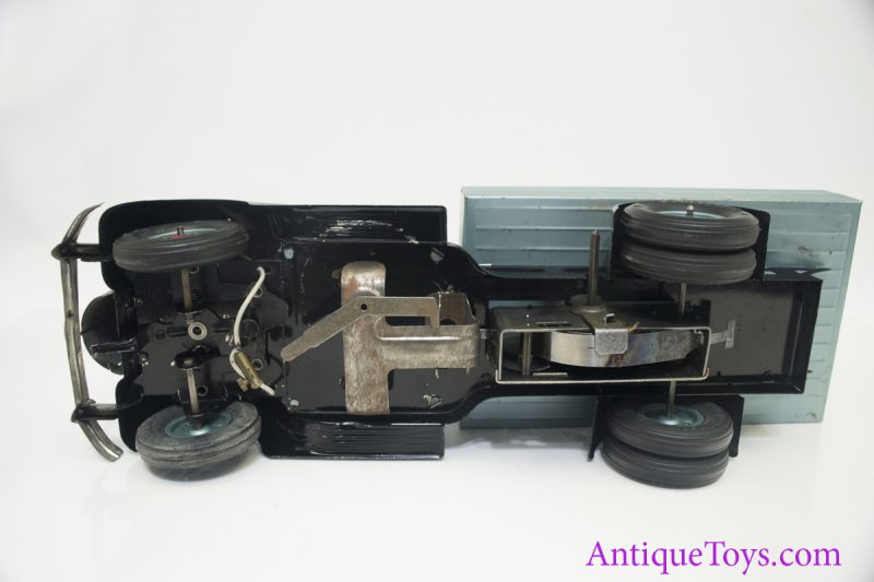 VeBe ca. 1950's  Chevy Stake Truck Tin Wind Up <FONT COLOR="ff000 ">*SOLD*</font> - Image 9