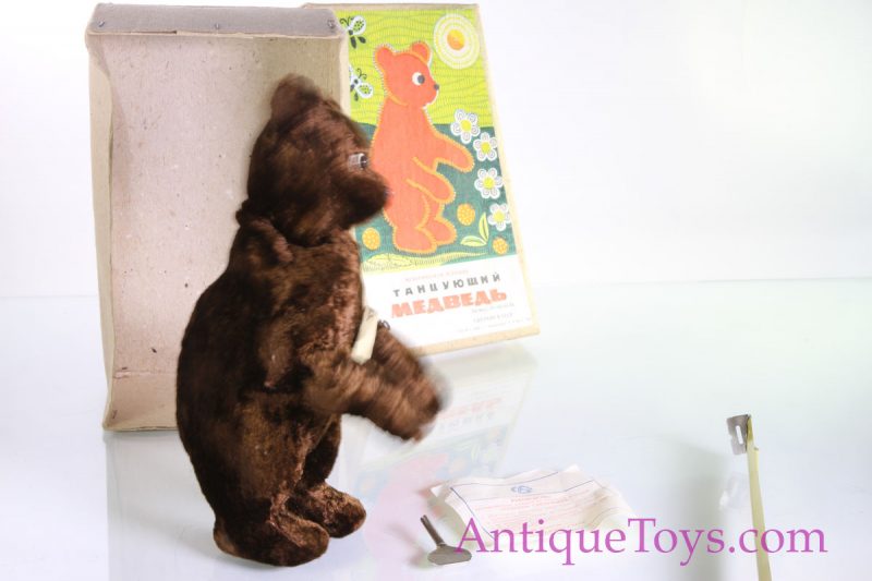 Russian Windup Dancing Bear Jigger Head Mover USSR Fun Toy <FONT COLOR="ff000 ">*SOLD*</font> - Image 8