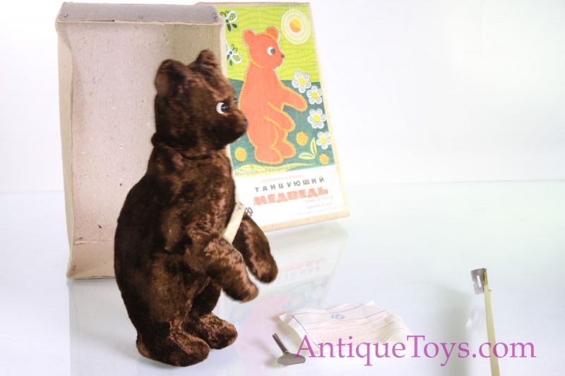 Russian Windup Dancing Bear Jigger Head Mover USSR Fun Toy <FONT COLOR="ff000 ">*SOLD*</font> - Image 10