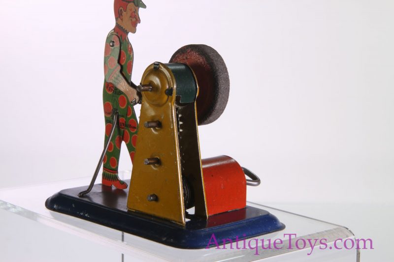 Strauss Clown Scissors Grinder Windup <FONT COLOR="ff000 ">*SOLD*</font> - Image 2