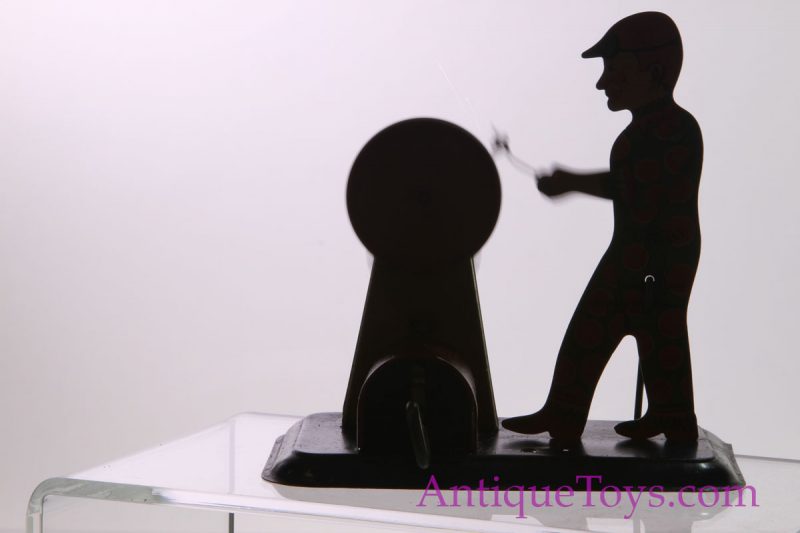 Strauss Clown Scissors Grinder Windup <FONT COLOR="ff000 ">*SOLD*</font> - Image 9