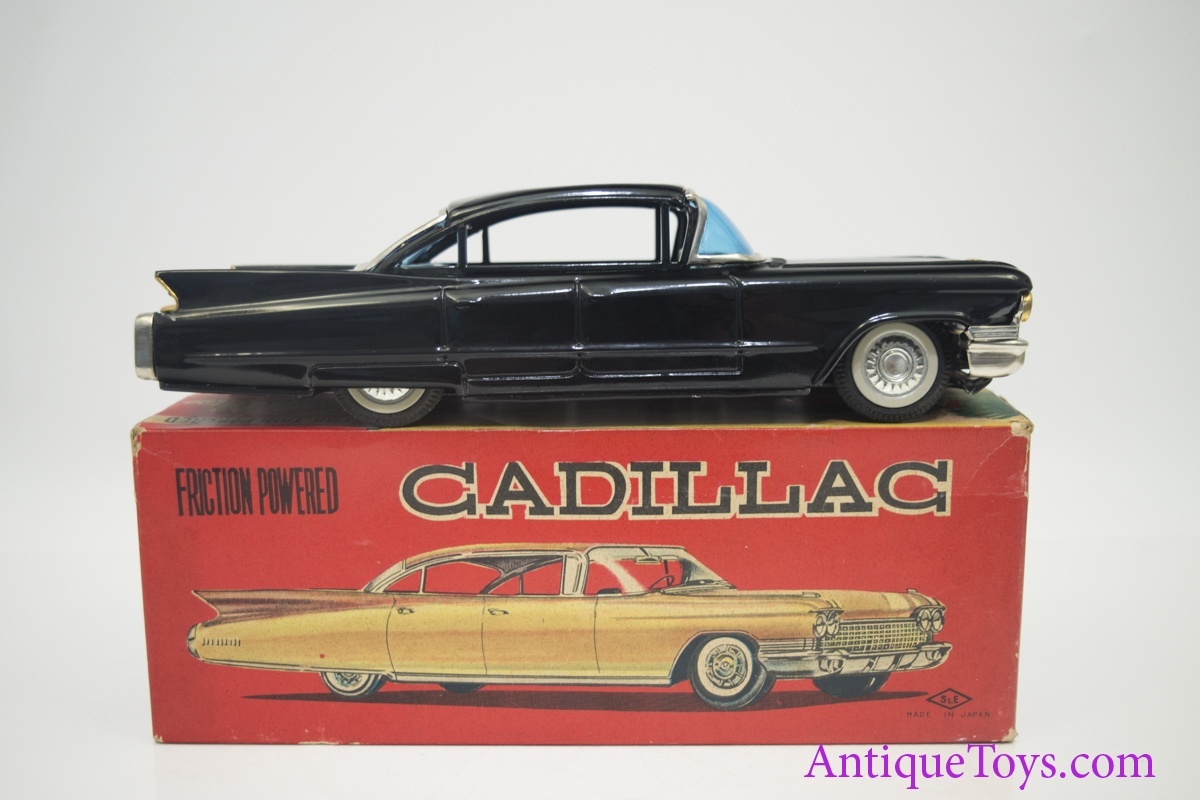 Suzuki & Edwards ca. 1950's Friction Cadillac Tin Car *SOLD