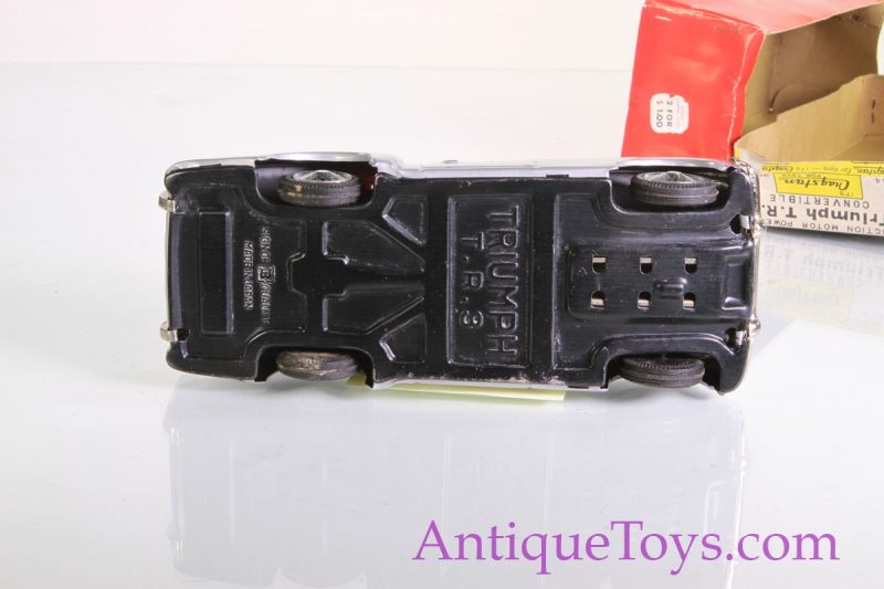 Silver Bandai TR3 Japanese tin car for Sale <FONT COLOR="ff000 ">*SOLD*</font> - Image 8