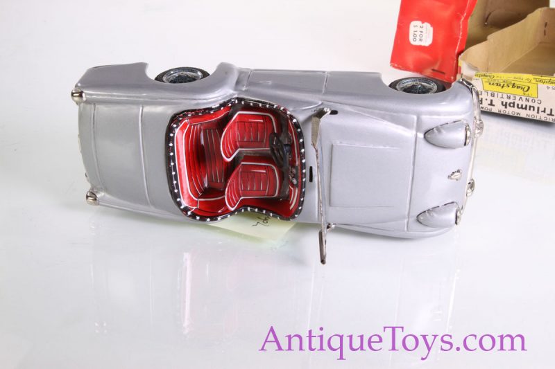 Silver Bandai TR3 Japanese tin car for Sale <FONT COLOR="ff000 ">*SOLD*</font> - Image 7