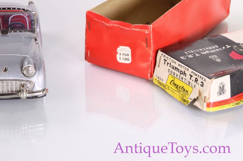 Silver Bandai TR3 Japanese tin car for Sale <FONT COLOR="ff000 ">*SOLD*</font> - Image 6