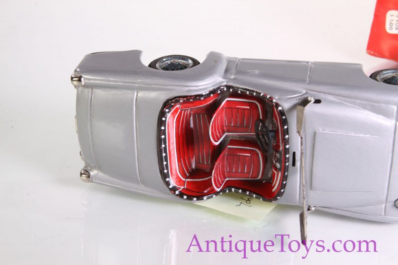 Silver Bandai TR3 Japanese tin car for Sale <FONT COLOR="ff000 ">*SOLD*</font> - Image 2