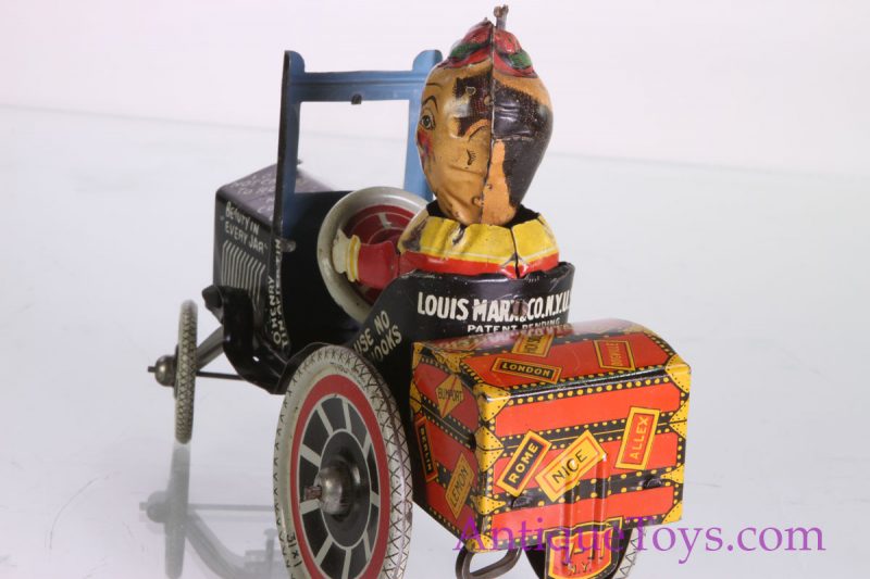 Antique Marx Joy Rider with Highway Henry Tin Windup Jalopy for Sale - Image 2